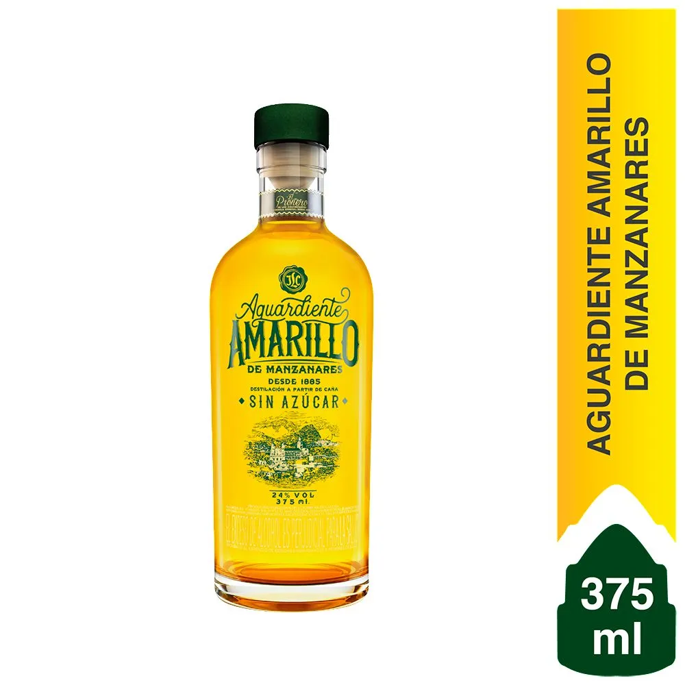 Aguardiente Amarillo de Manzanares 375ml