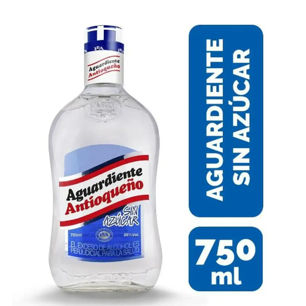 Aguardiente Antioqueño Azul Botella 750 Ml
