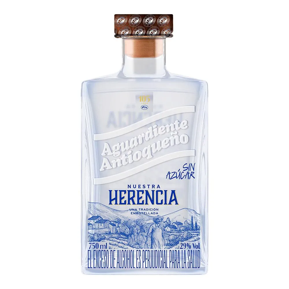 Aguardiente Antioqueño Azul Herencia 750ml