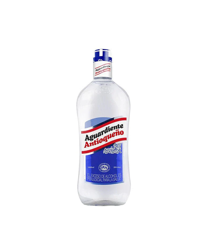 Aguardiente Antioqueño Azul Vidrio 1000 Ml