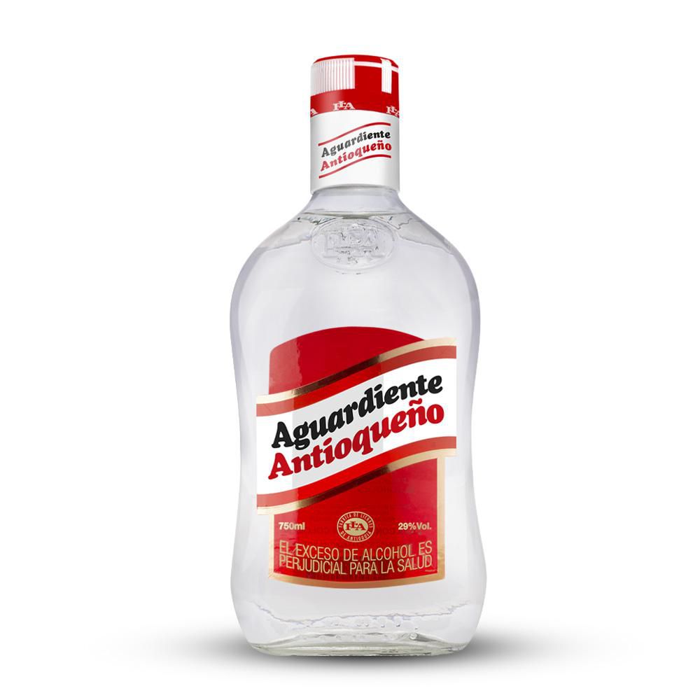 Aguardiente Antioqueño Rojo Botella 750 Ml