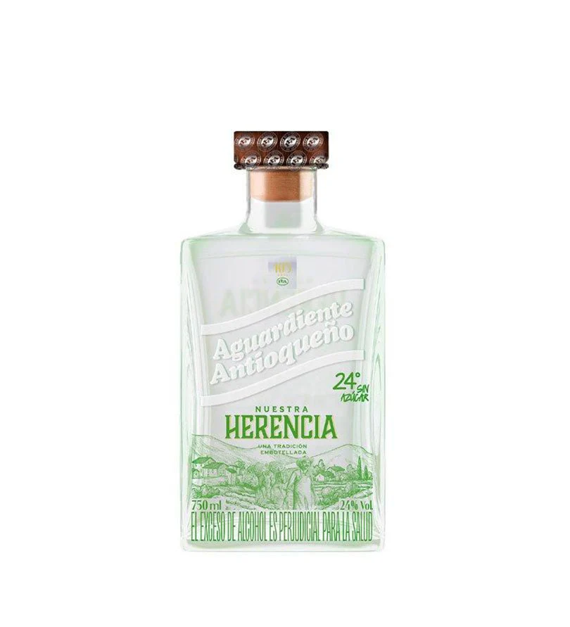 Aguardiente Antioqueño Verde Herencia 750ml