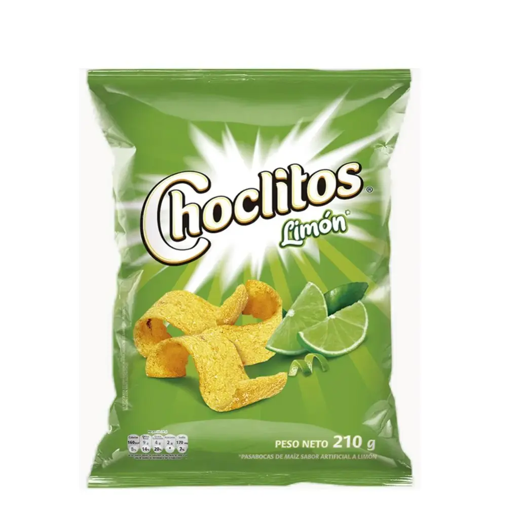 Choclitos Limon 210gr
