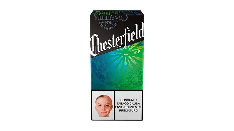 Cigarrillo Chesterfield Green Media