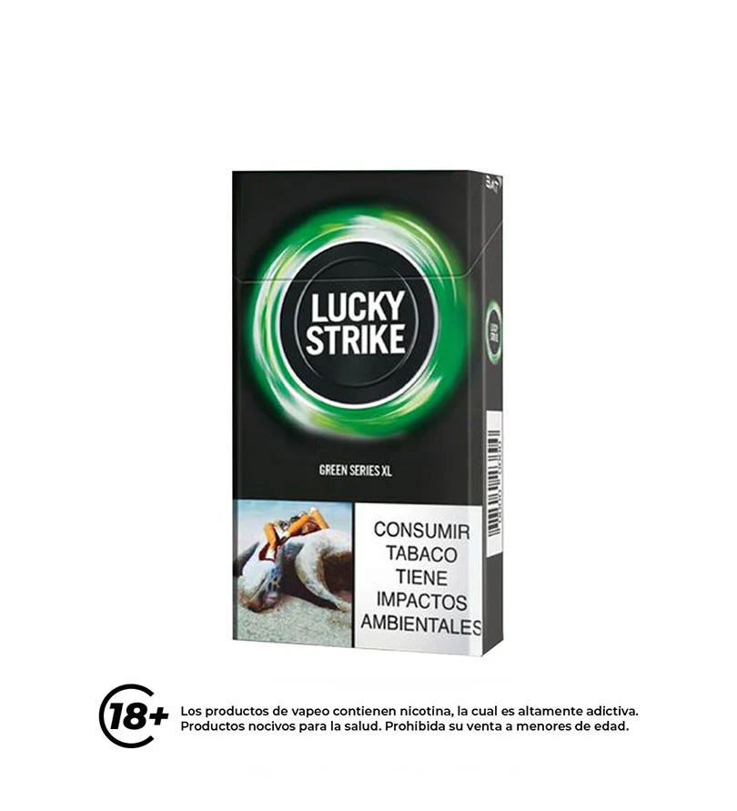 Cigarrillo Lucky Strike Gin Cajetilla