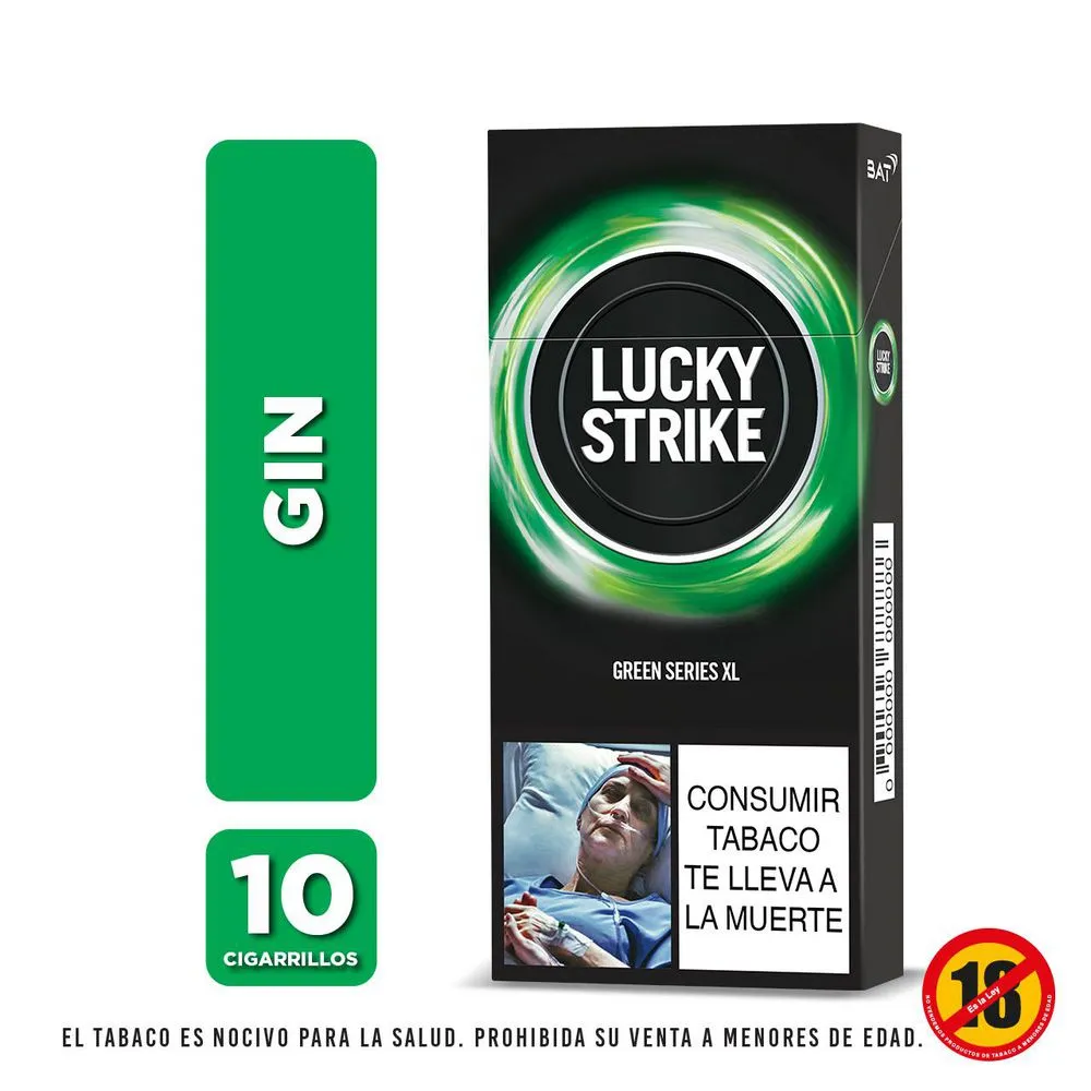 Cigarrillo Lucky Strike Gin Media
