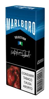 Cigarrillo Marlboro Verde Azul Media