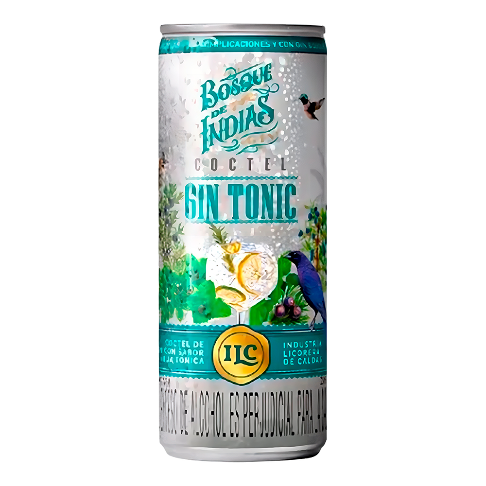 Coctel Gin Tonic Bos Indias Lata 295ml