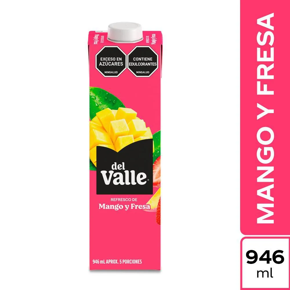 Del Valle Frutal Fresa Tetra 946 Ml