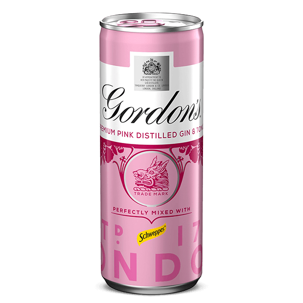 Ginebra Gordons Pink Gin & Tonic 250 ML