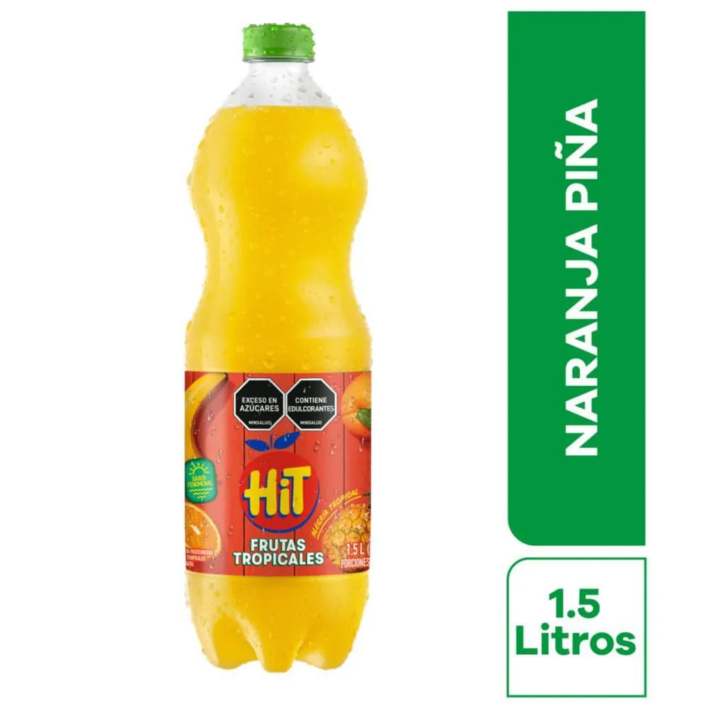Hit Piña Naranja Lt