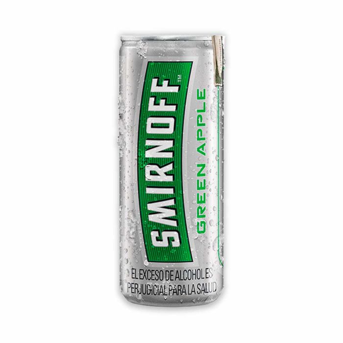 Vodka Smirnoff Green Apple Lata 250 Ml