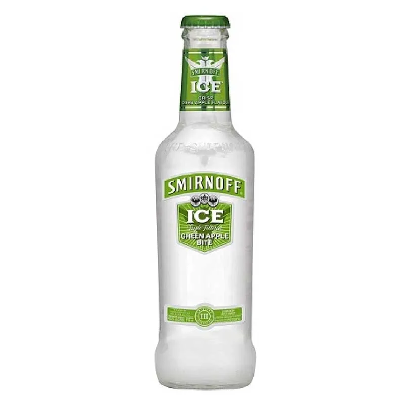 Vodka Smirnoff Ice Green Apple Botella 275Ml