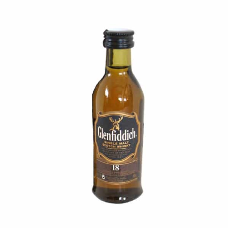 Whisky Glenfiddich 18 Años Mini 50 Ml