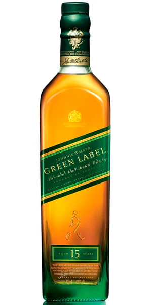 Whisky Johnie Walker Green Label 15 Años 750 Ml