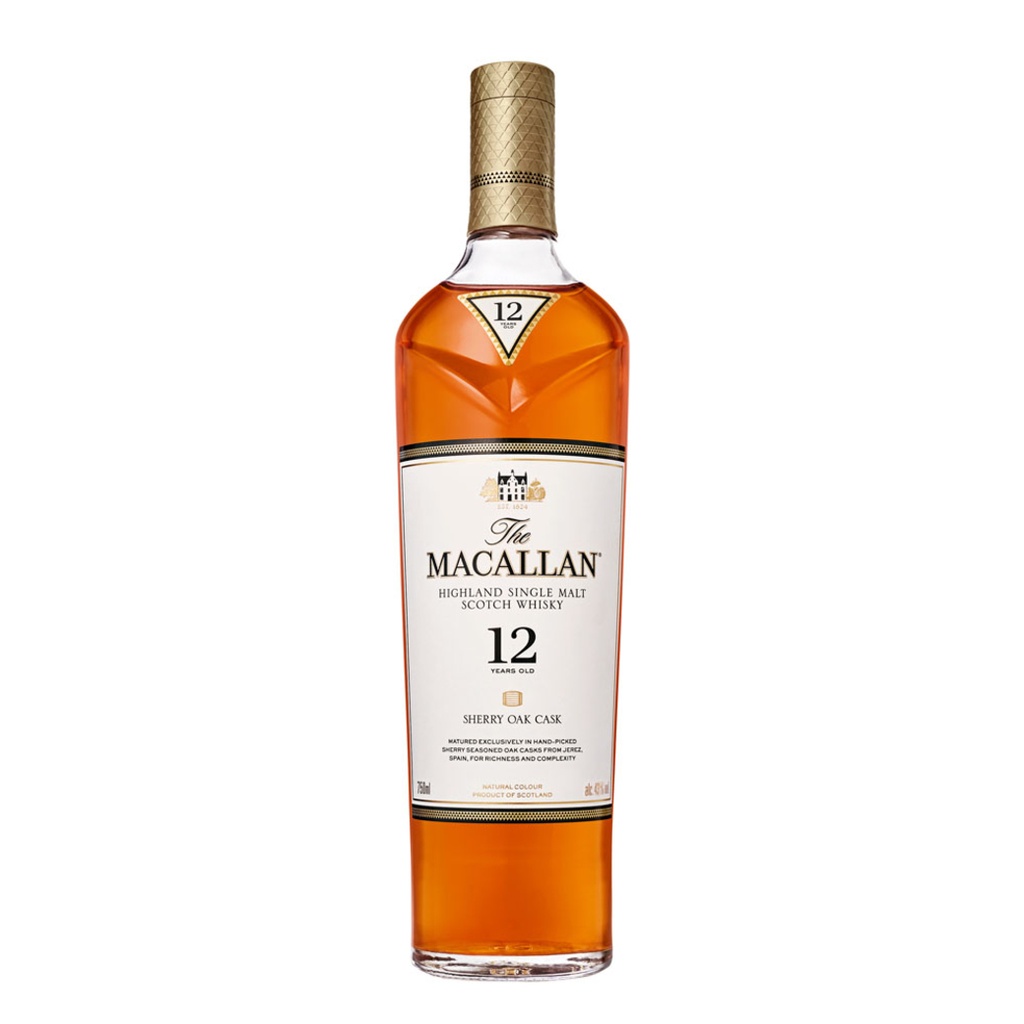 Whisky Macallan Sherry Oak 12 años  700 Ml