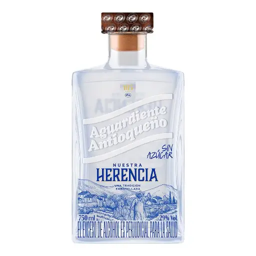 [AAH0750] Aguardiente Antioqueño Azul Herencia 750ml