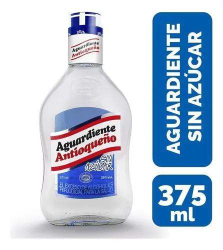 [AD00015] Aguardiente Antioqueño Azul Media 375 Ml