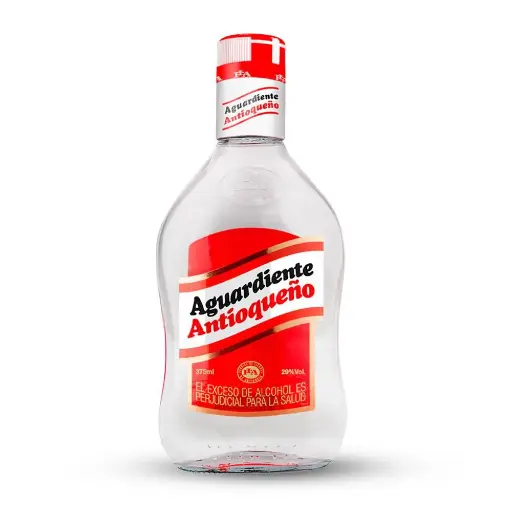 [AD00014] Aguardiente Antioqueño Rojo Media 375 Ml