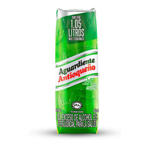 [AD00032] Aguardiente Antioqueño Verde Tetra 1050 Ml