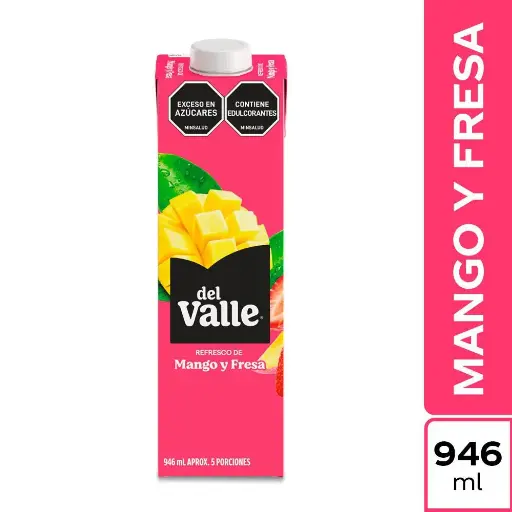 [GA0500] Del Valle Frutal Fresa Tetra 946 Ml