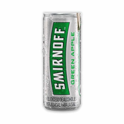 [VO00005] Vodka Smirnoff Green Apple Lata 250 Ml