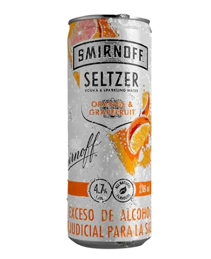 [VO00102] Vodka Smirnoff Seltzer Orange & Grape 250 Ml