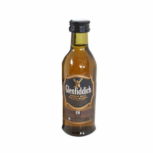 [WH00010] Whisky Glenfiddich 18 Años Mini 50 Ml